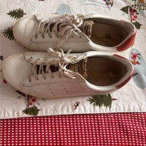 Gola White and Red Athletic Shoes